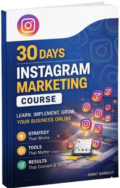 30 Days Instagram Marketing Course eBook cover