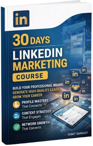 30 Days LinkedIn Marketing Course cover